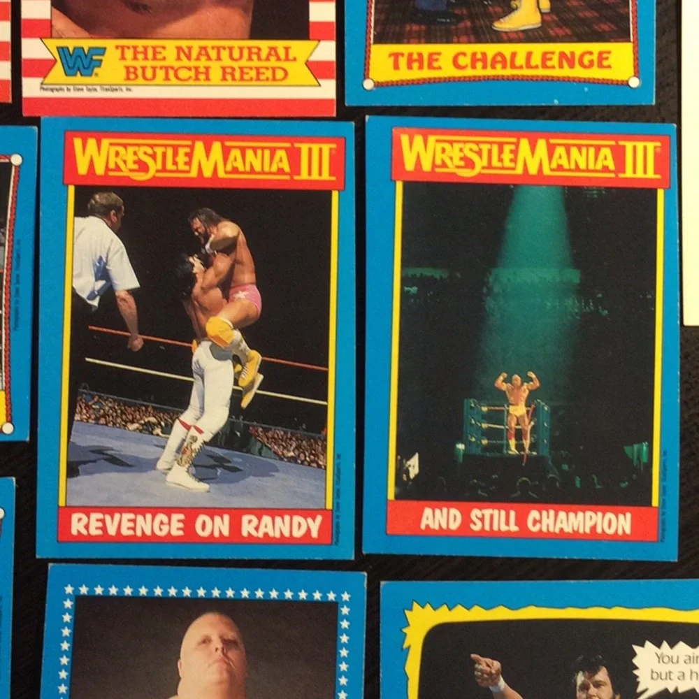1987 WWF Wrestling Topps (10) cards Andre the Giant Hulk Hogan The Challenge - Picture 9 of 12